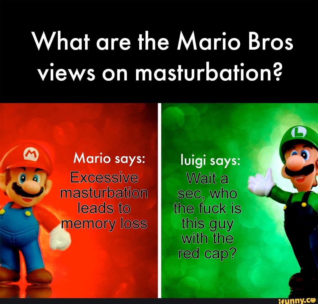 What Are The Mario Bros Views On Masturbation Mario Says Excessive Asturbation Leads To Emory 9655