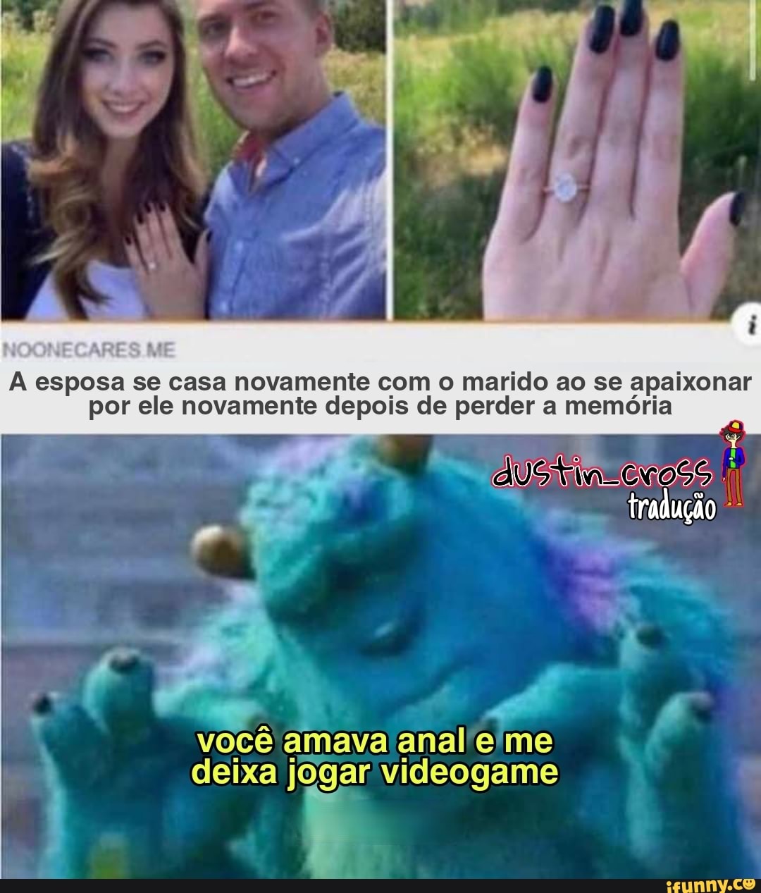 A esposa se casa novamente com o marido ao se apaixonar por ele novamente depois de perder a memória
tradução
você amava anal'e'me deixa jogar videogame