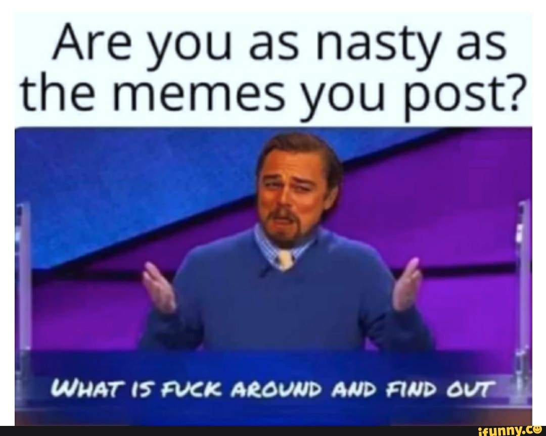 are-you-as-nasty-as-the-memes-you-post-what-is-fuck-around-and-find-out-i