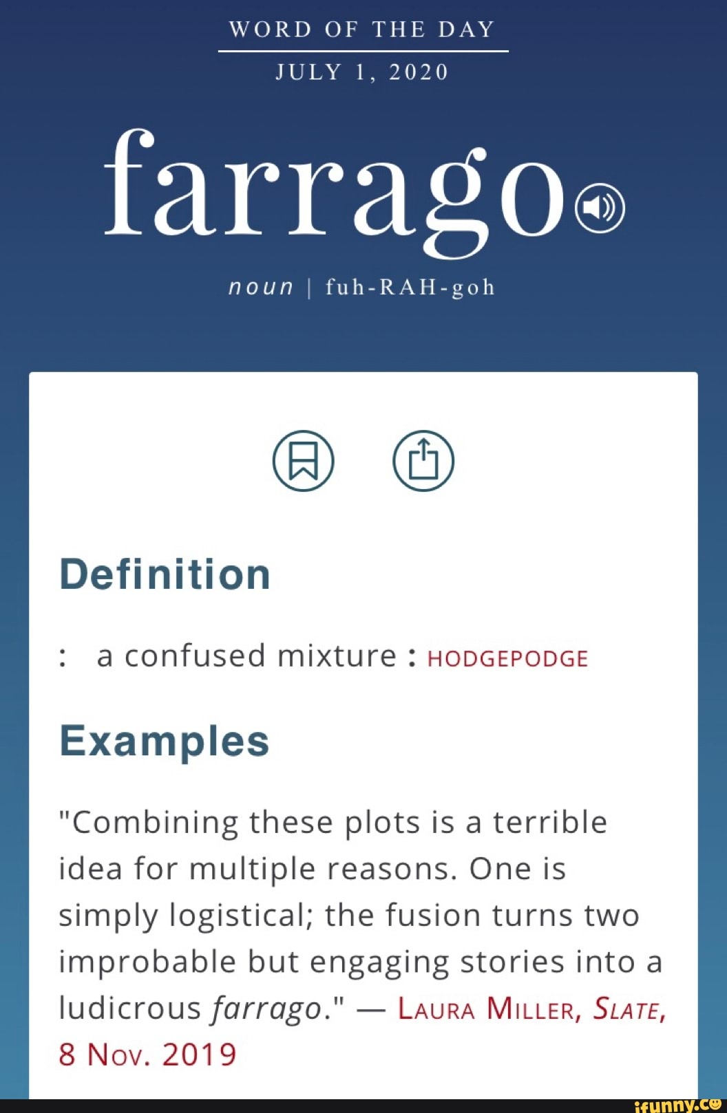 farrago definition