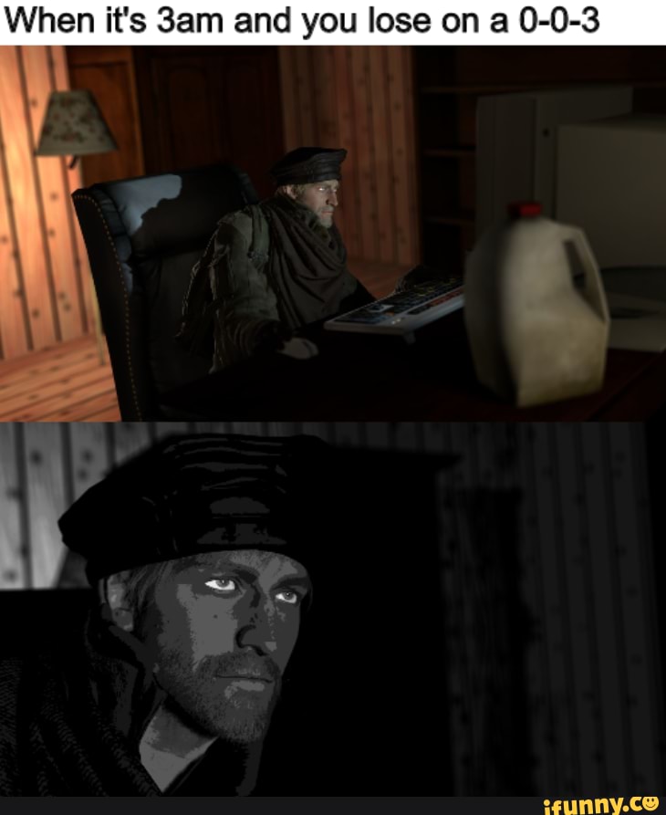 When it's and you lose on a 0-0-3