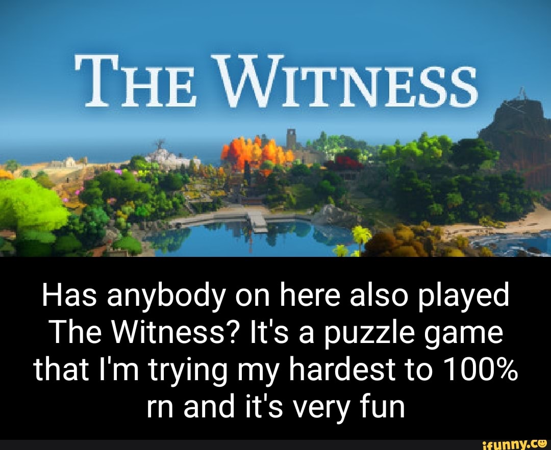 The Witness no Steam