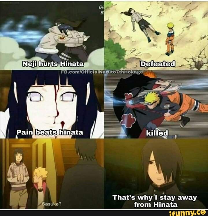 Neji hurts Hinata Deteated thHokage: ( Pain beats) hinata killed That's ...