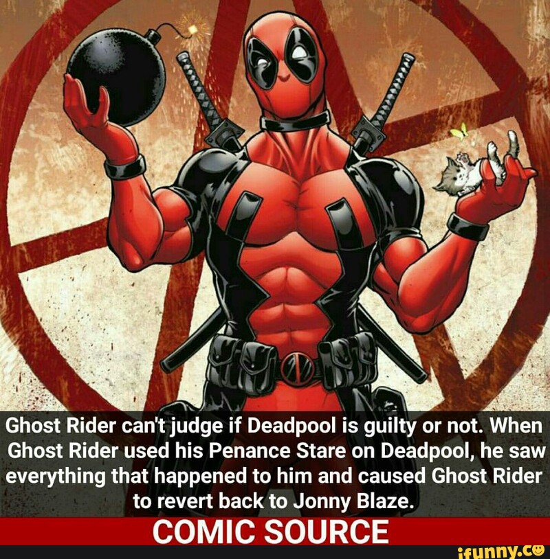 Ghost Rider Used His Penance Stare On Deadpool He Saw