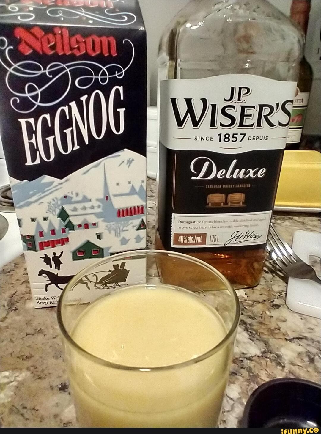 Tis the season for spiked nog! iFunny