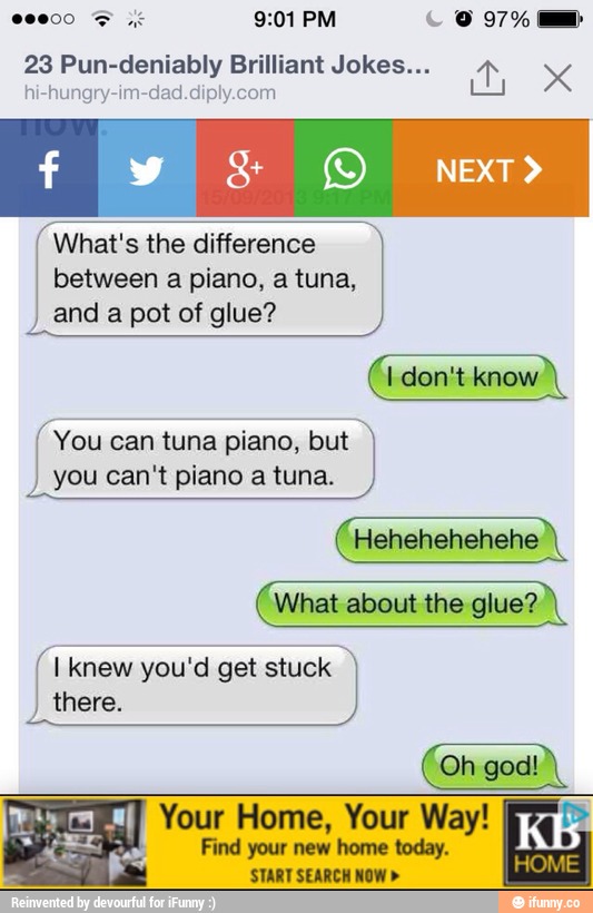 23 Pundemably Brilliant Jokes... & X What's the difference between a