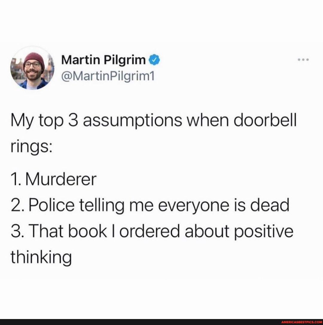 This is totally me! - Martin Pilgrim @ @MartinPilgrim1 My top 3 ...