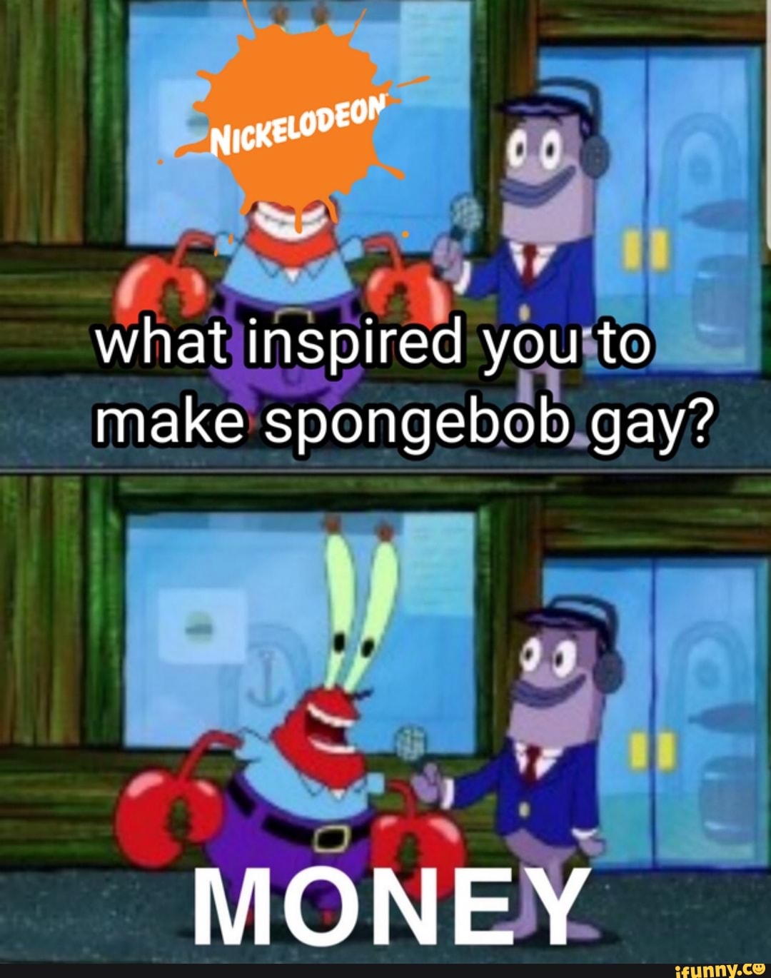 uns meth} youtto
make spongebob,gay?