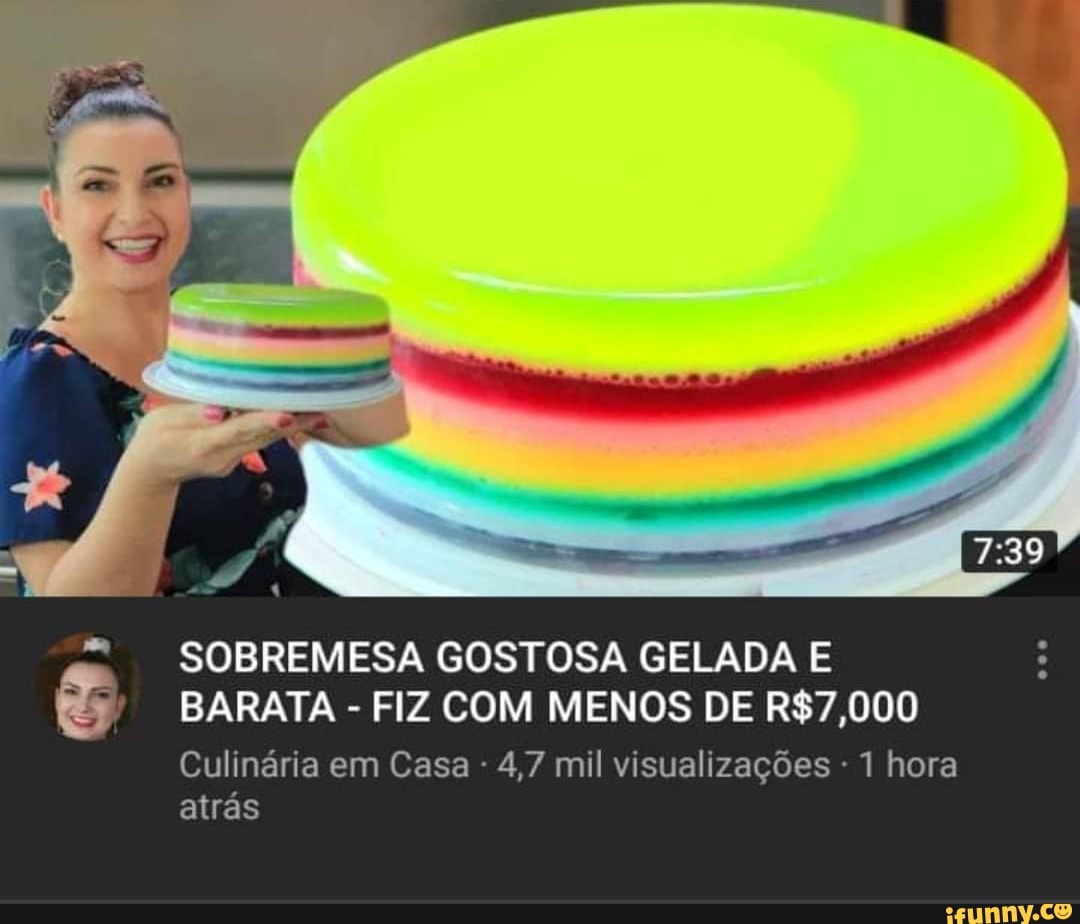 SOBREMESA GOSTOSA GELADA E BARATA - FIZ COM MENOS DE
Culinária em Casa - 4,7 mil visualizações 1 hora atrás