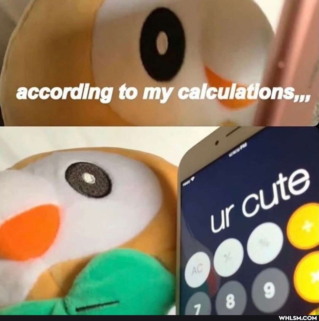 according to my calculations,,,
