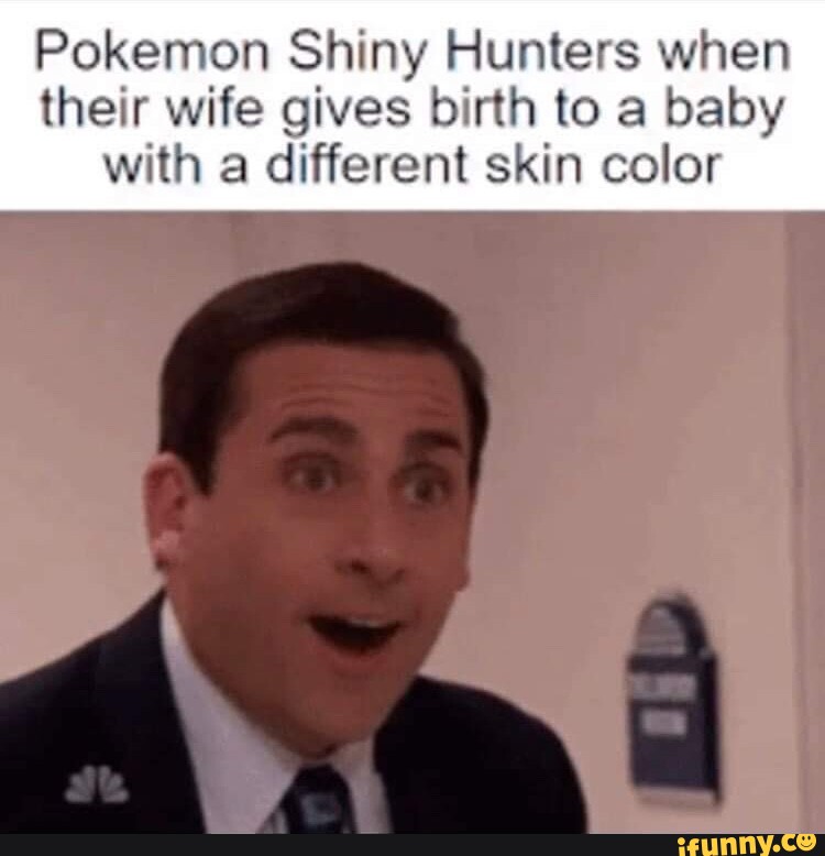 Pokemon Shiny Hunters when their wife gives birth to a baby with a