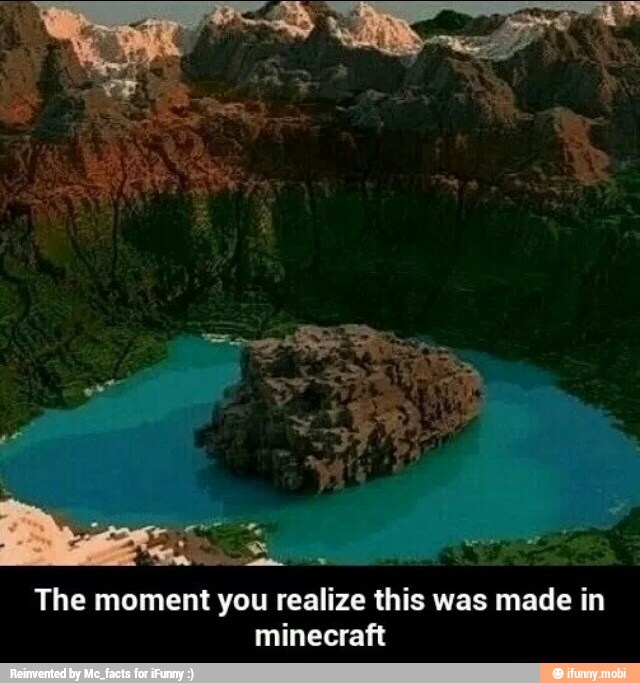 saia
The moment you realize this was made in
minecraft