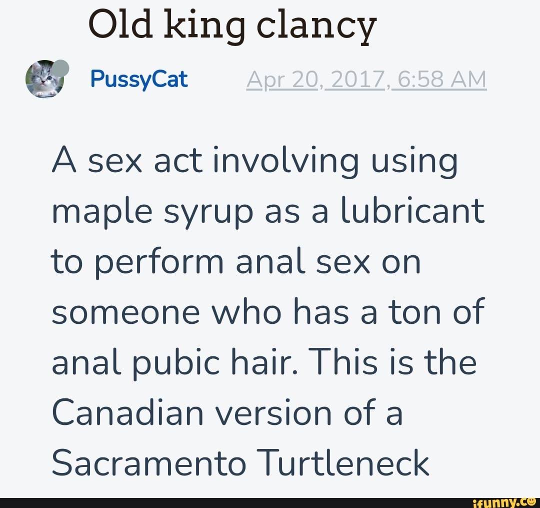 Old king clancy sex act