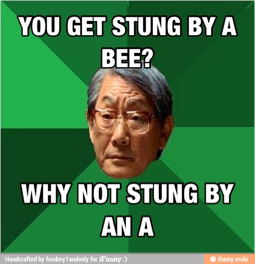 YOU GET STUNG BY A
WHY NOT STUNG BY
ANA