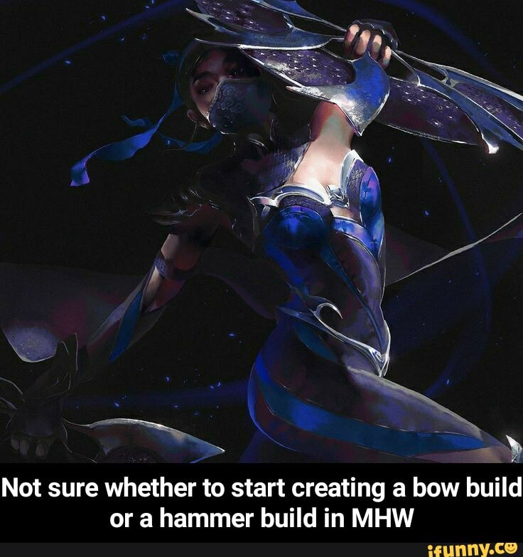 Not sure whether to start creating a bow build
or a hammer build in MHW - Not sure whether to start creating a bow build or a hammer build in MHW