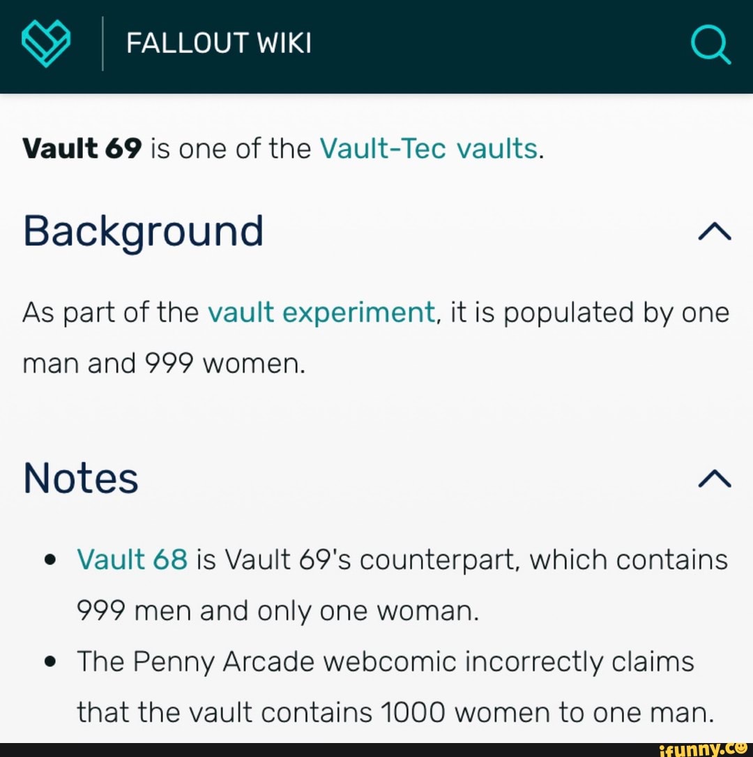 The Vault Fallout Wiki