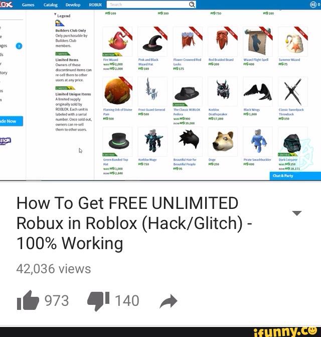 How To Get Free Unlimited Robux In Roblox Hack Glitch 100 Working Ifunny - roblox how to get free robux inspect element 100 working