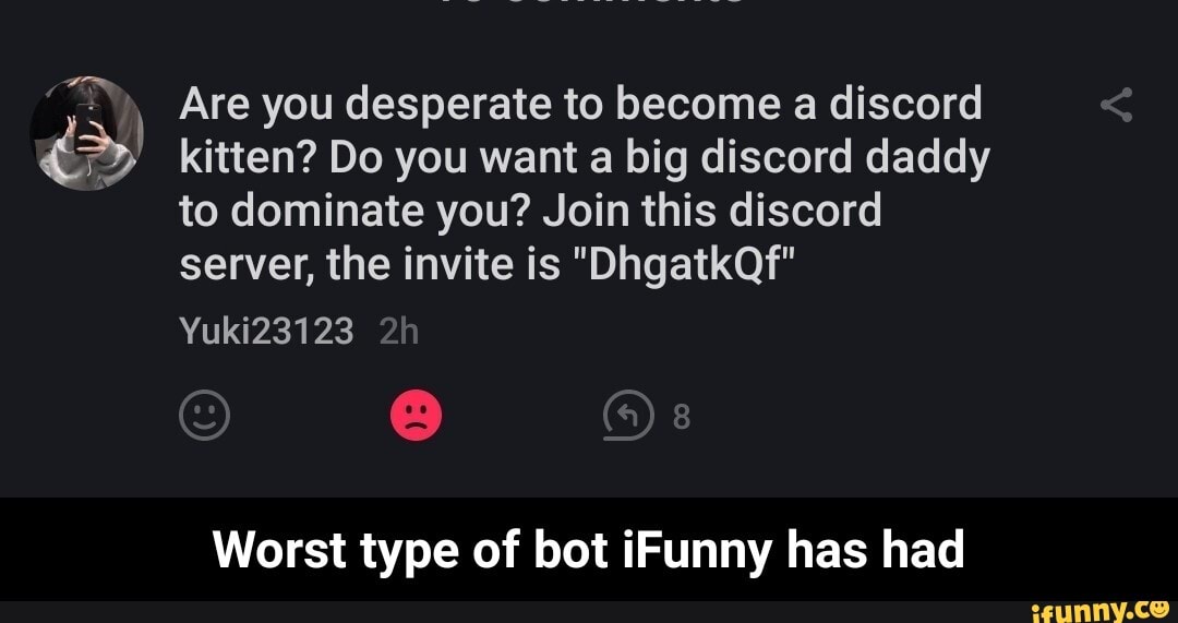 Are You Desperate To Become A Discord Kitten Do You Want A Big Discord 