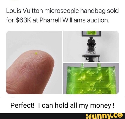 This Microscopic Louis Vuitton Knockoff Bag Sold At An Auction For