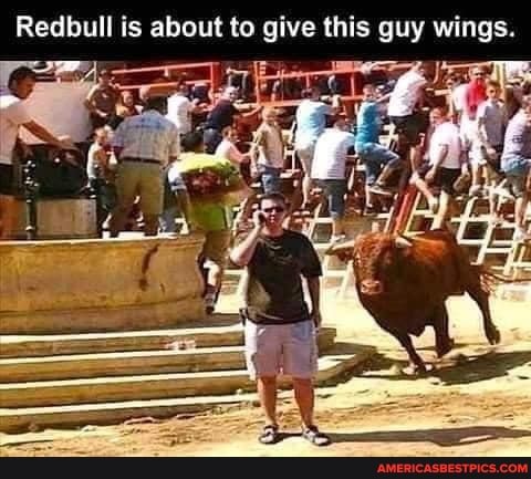 Redbull is about to give this guy wings.