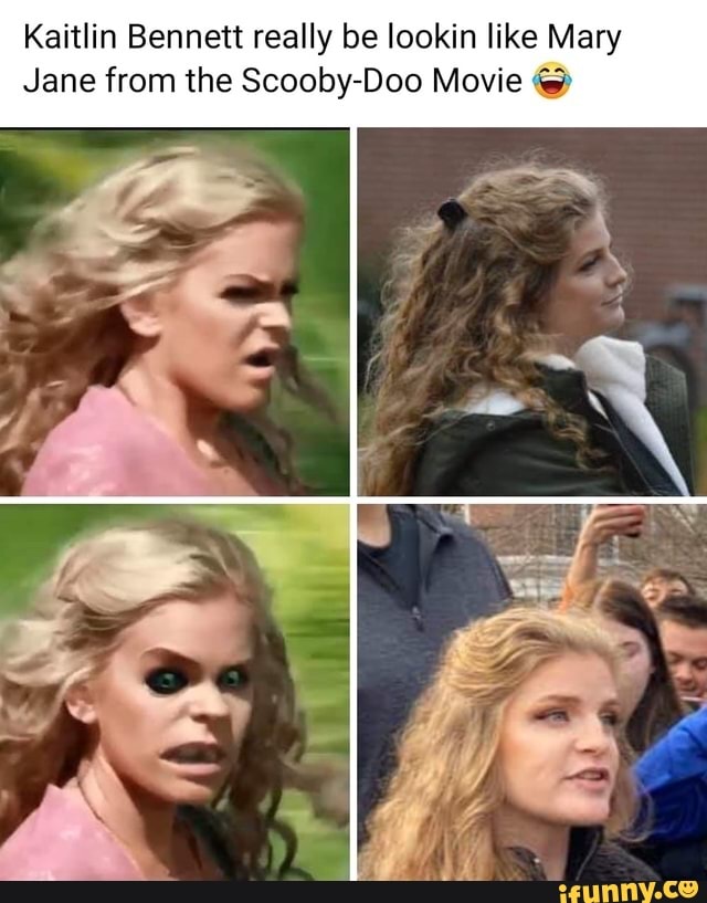 Kaitlin really be lookin like Mary Jane from the ScoobyDoo