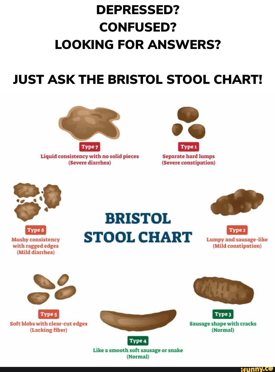 Depressed? Confused? Looking For Answers? Just Ask The Bristol Stool 