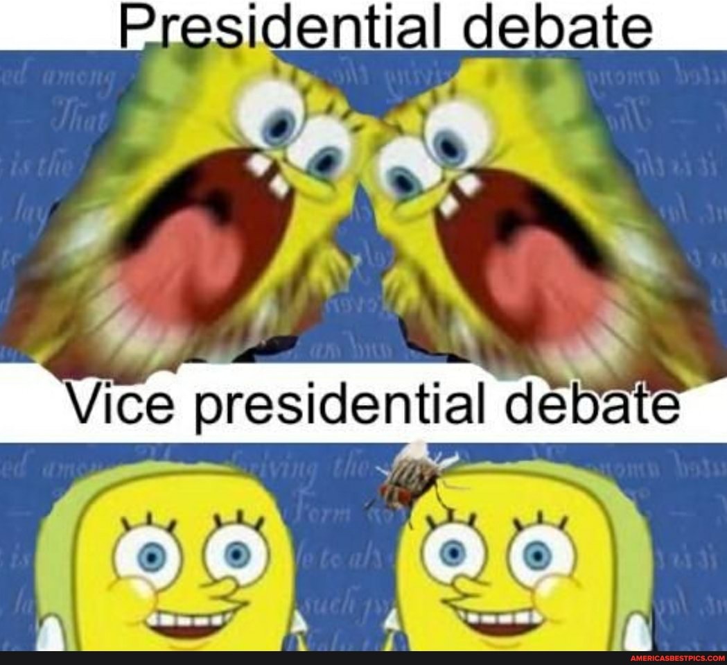 Presicential debate
Vice presidential debate