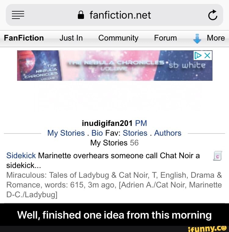 Fanfiction Just In Community Forum V More Inudigifan201 Pm