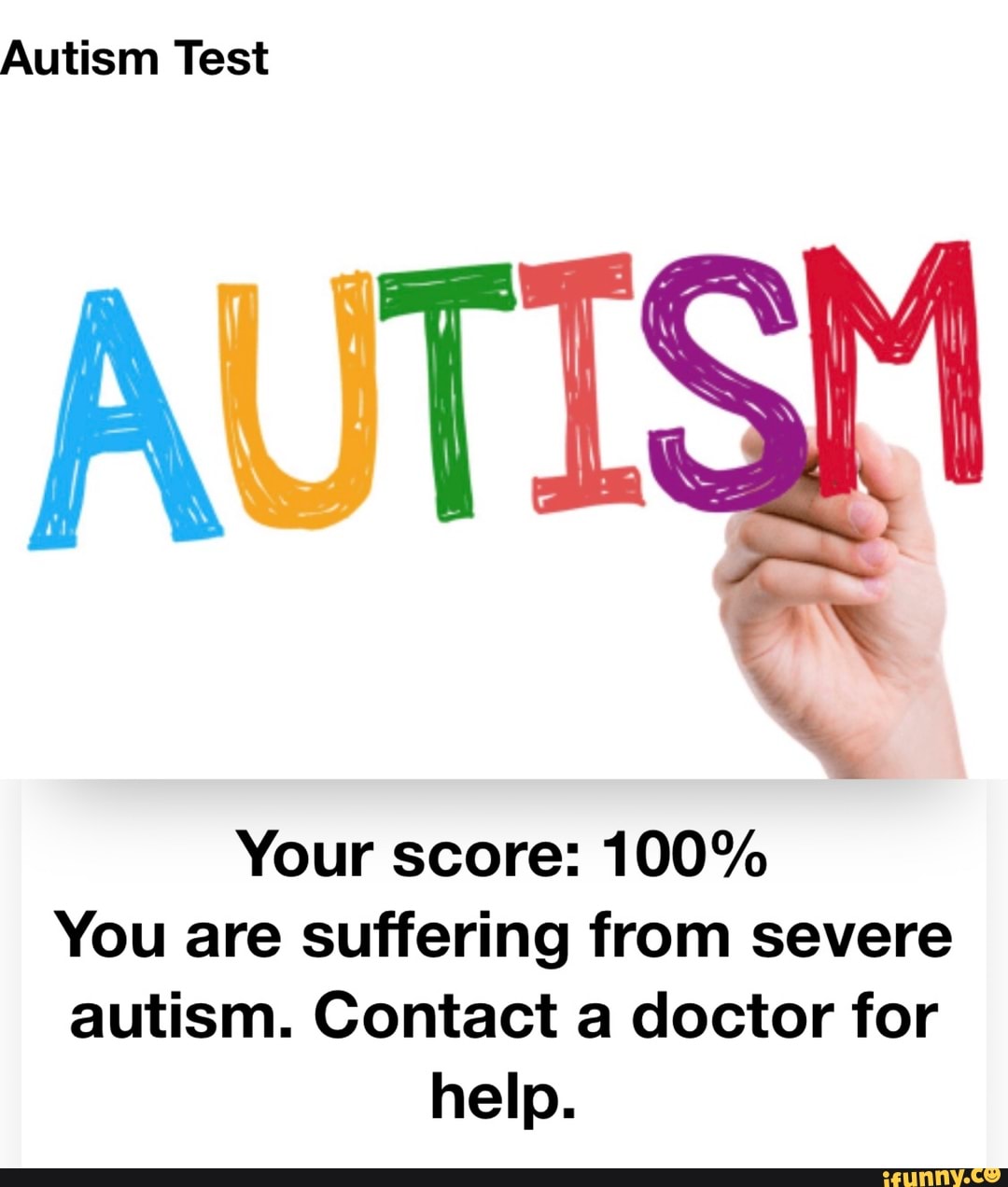 Шрифт типа Autism. Actually autistic. Help the Test. Английский тест you suffer.