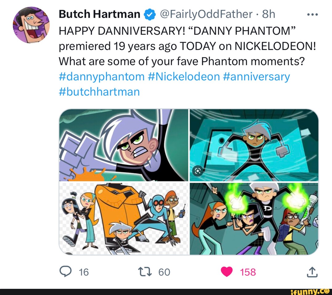 Butch Hartman Fairlyoddfather Happy Danniversary Danny Phantom Premiered 19 Years Ago 6957