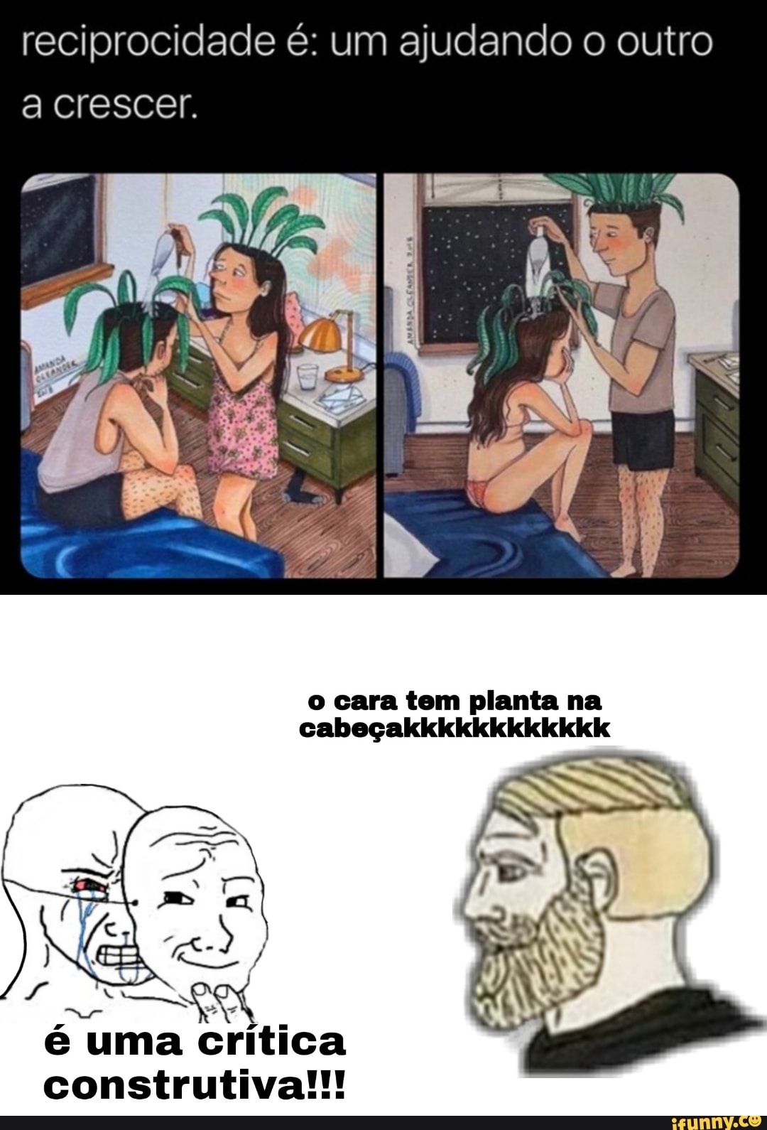 reciprocidade é: um ajudando o outro
a crescer.
é uma critica construtiva!!!