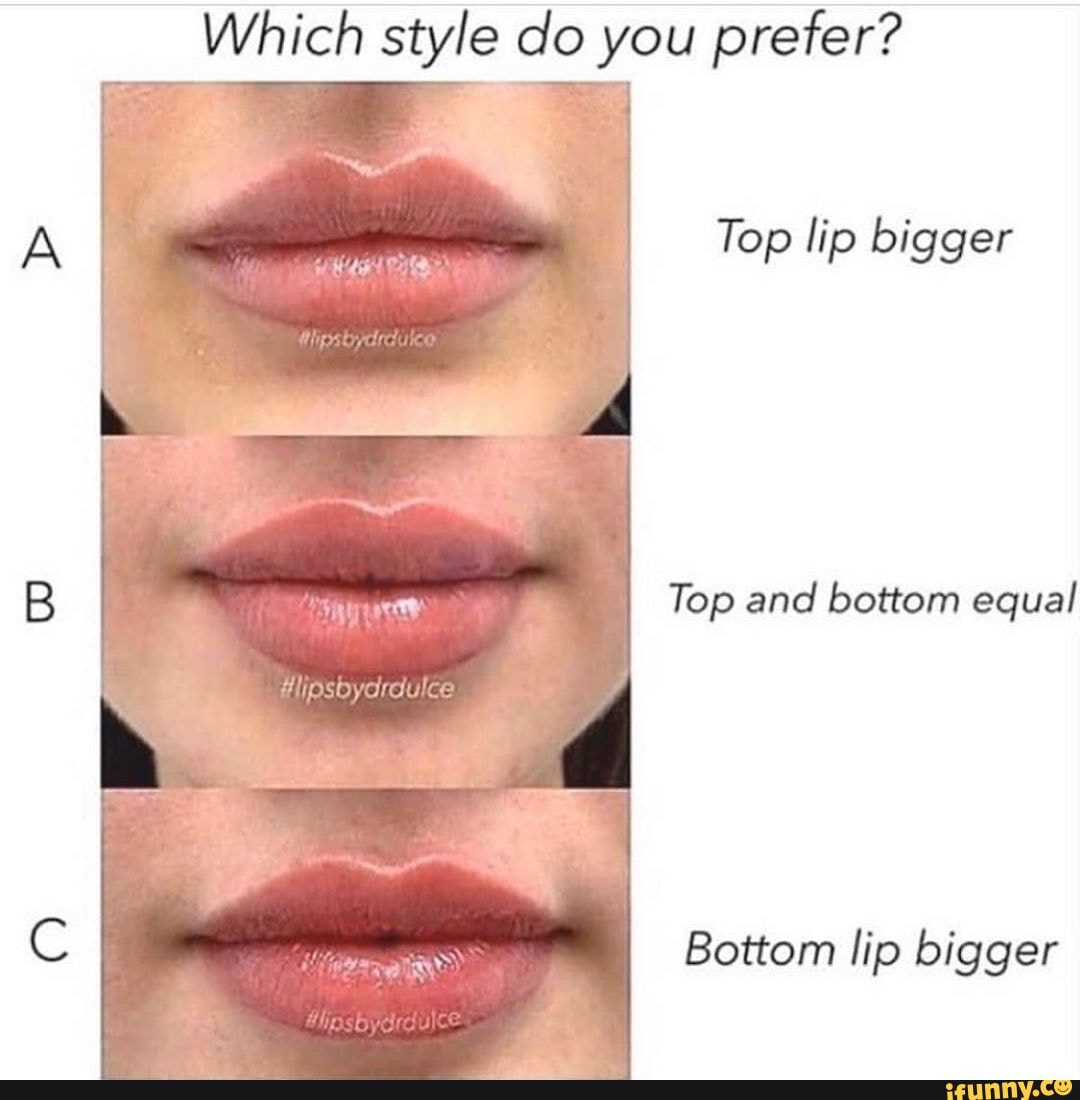 top-equal-bottom-lip-bigger-ifunny