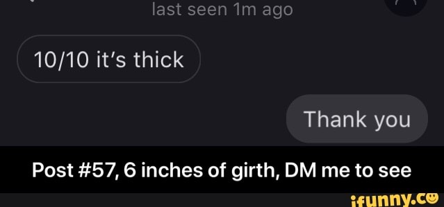 6 inch girth
