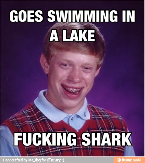 GOES SWIMMING IN
ALAM LAKE"