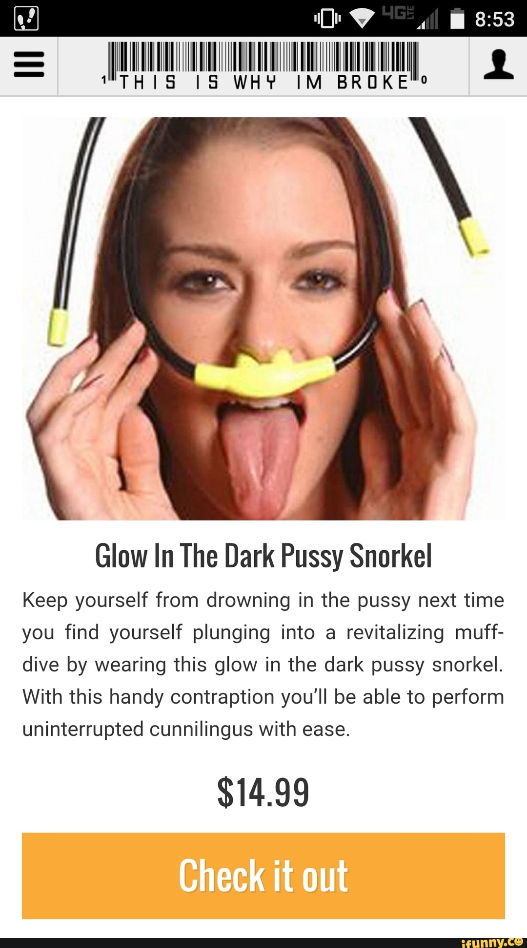 Pussy snorkel