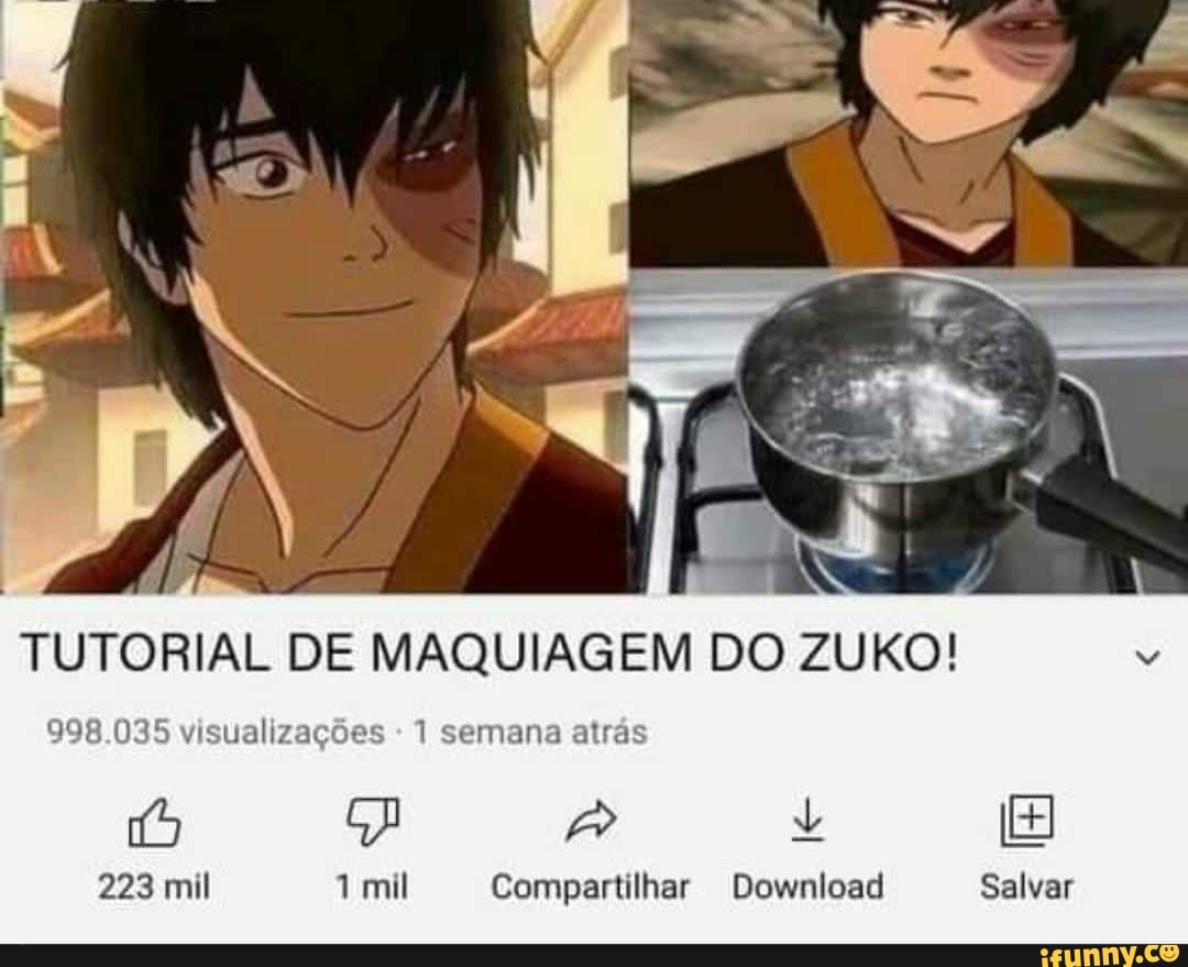 TUTORIAL DE MAQUIAGEM DO ZUKO!
998.035 visualizações 1 semana atrás
EB
223 mil mil Compartilhar Download Salvar