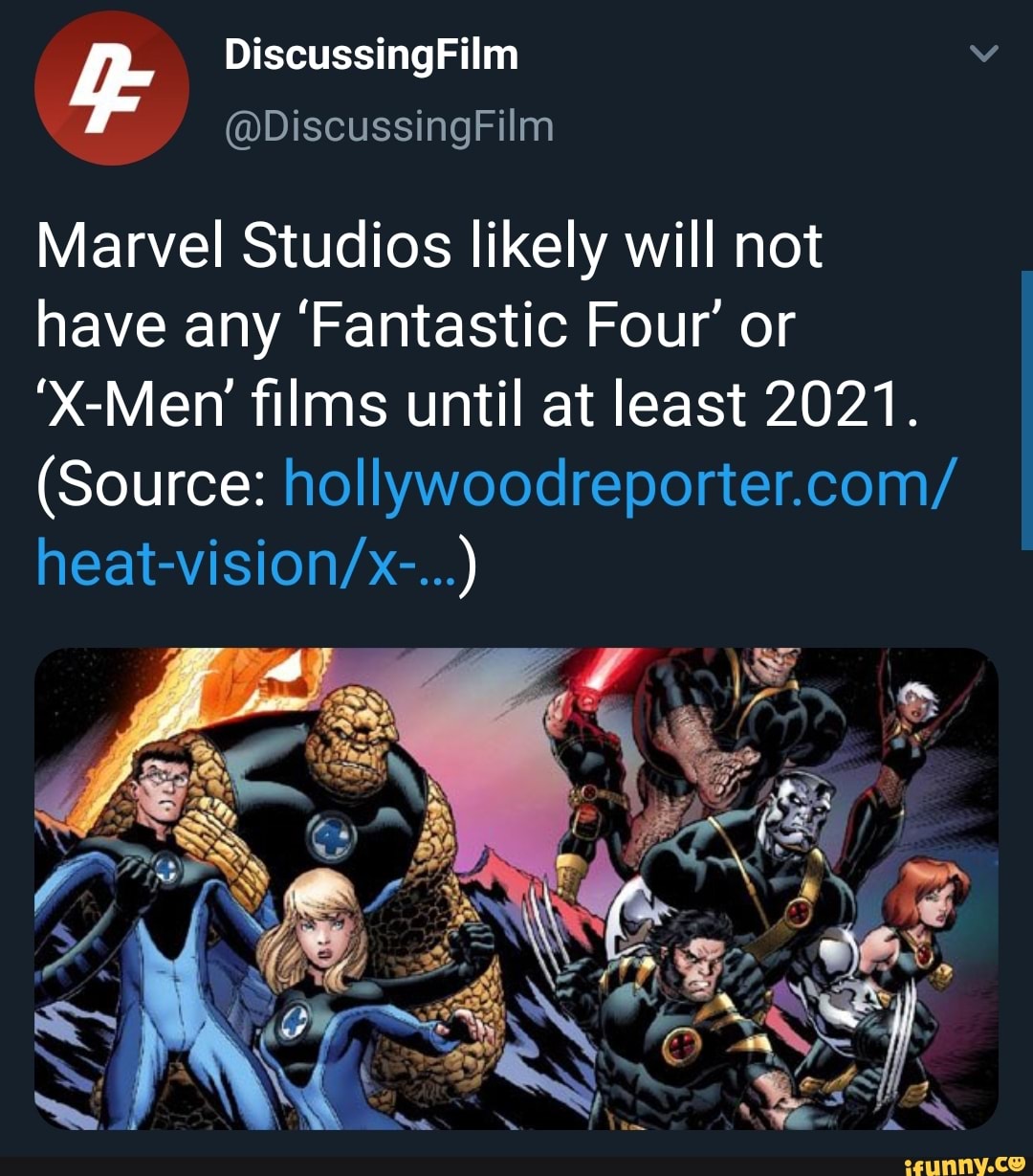Marvel Studios likely will not have any 'Fantastic Four’ or 'X-Men