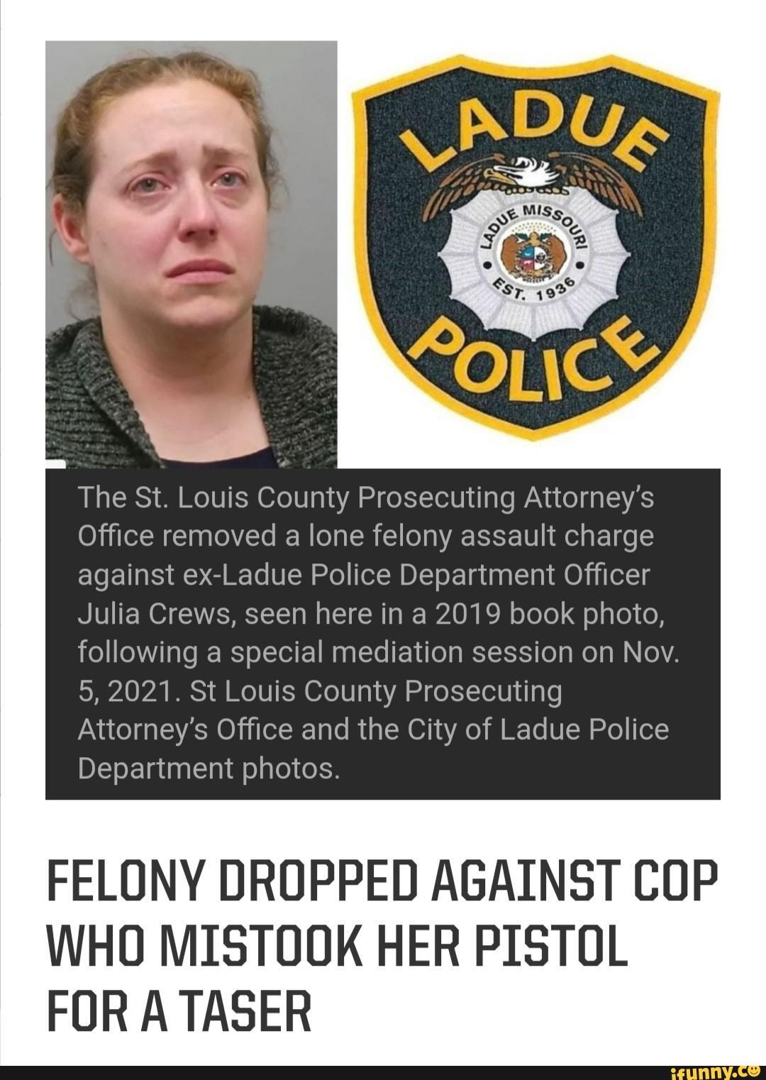 Restorative Justice in the US... for a cop. The St. Louis County