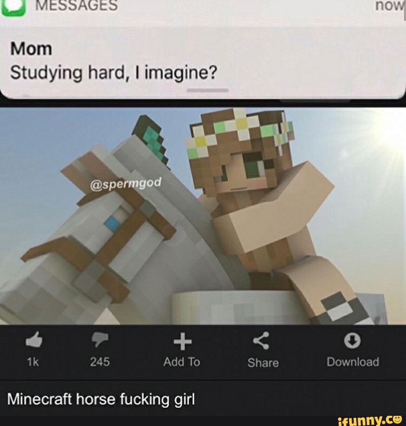 minecraft horse fucking girl