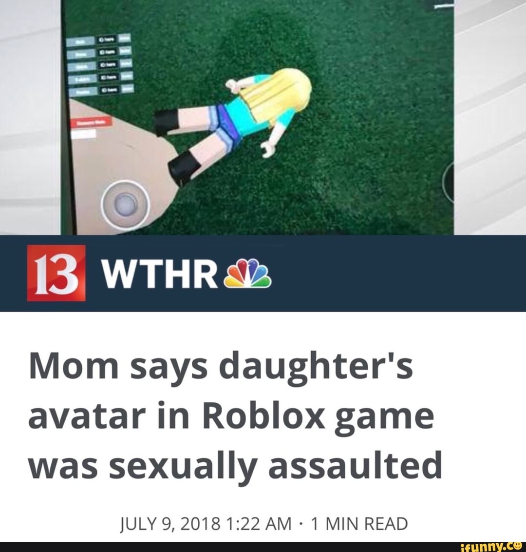 Roblox Avatar Sexually Assaulted