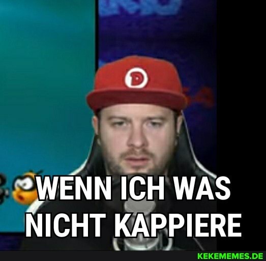 'WENN ICH WAS NICHT KAPPIERE