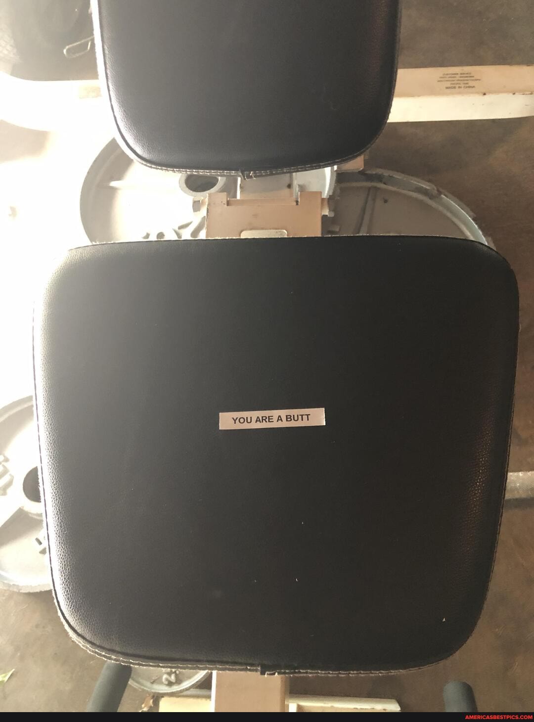 YOU ARE A BUTT