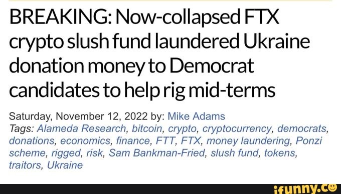 BREAKING: Now-collapsed FIX crypto slush fund laundered Ukraine ...