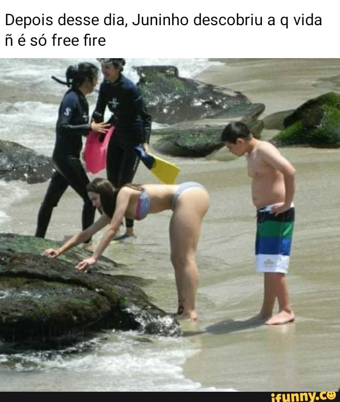Depois desse dia, Juninho descobriu a q vida
é só free fire