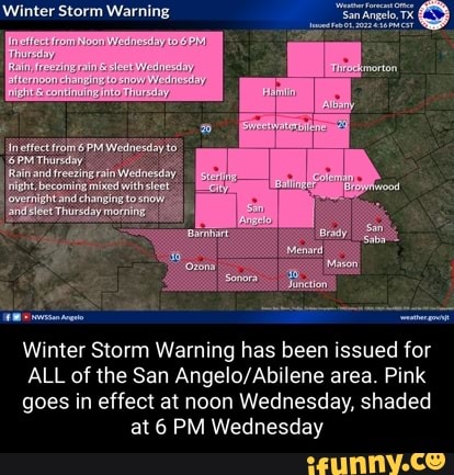 Winter Storm Warning Winter Storm Warning Has Been Issued For ALL Of ...