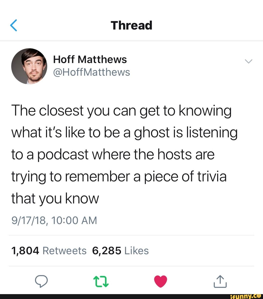 Thread The Closest You Can Get To Knowing What It s Like To Be A Ghost 