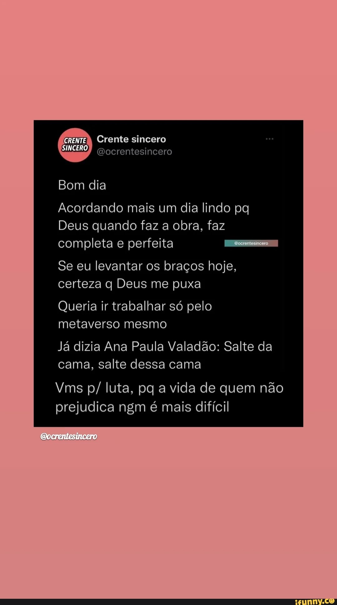 Ocrentesincero memes. Best Collection of funny Ocrentesincero pictures on  iFunny Brazil
