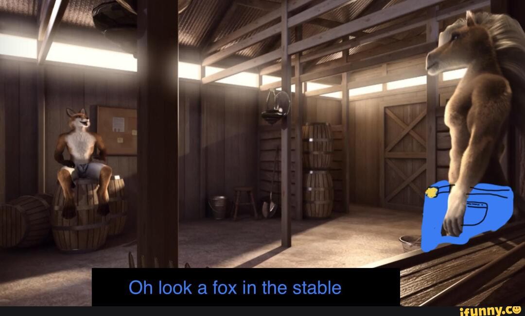 Fox In The Stable.