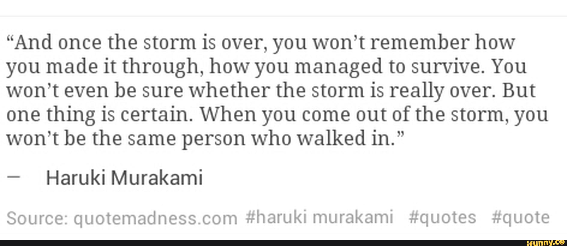 Featured image of post Haruki Murakami Storm Quote