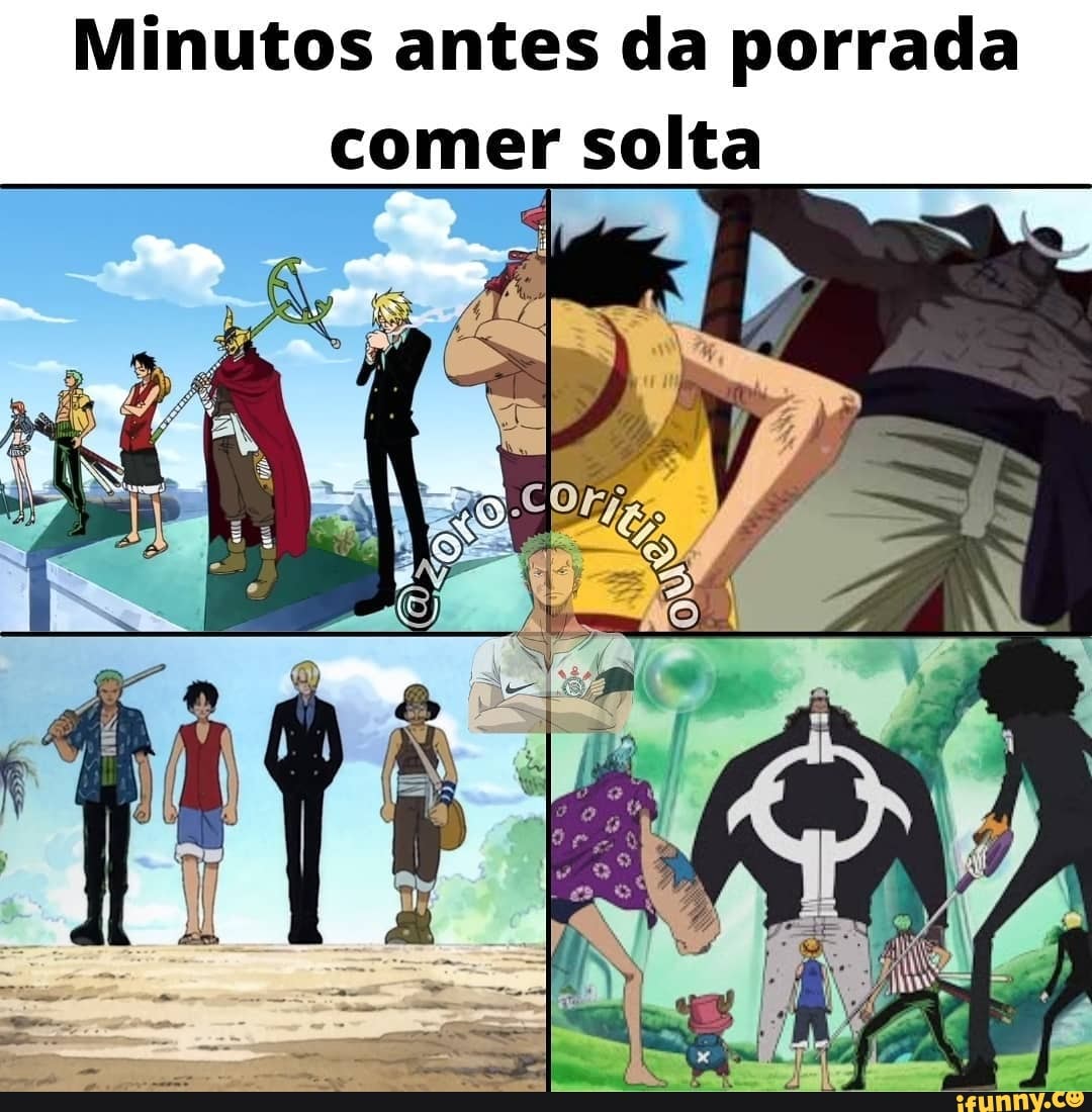 Minutos antes da porrada comer solta